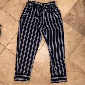 Vertical Striped Formal Pants